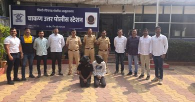 २० दिवसांच्या अथक तपासानंतर चाकण उत्तर पोलिसांचा मोठा यशस्वी कारनामा,अज्ञात इसमाच्या खुनाचा छडा, तिघे आरोपी अटकेत,apcs.in